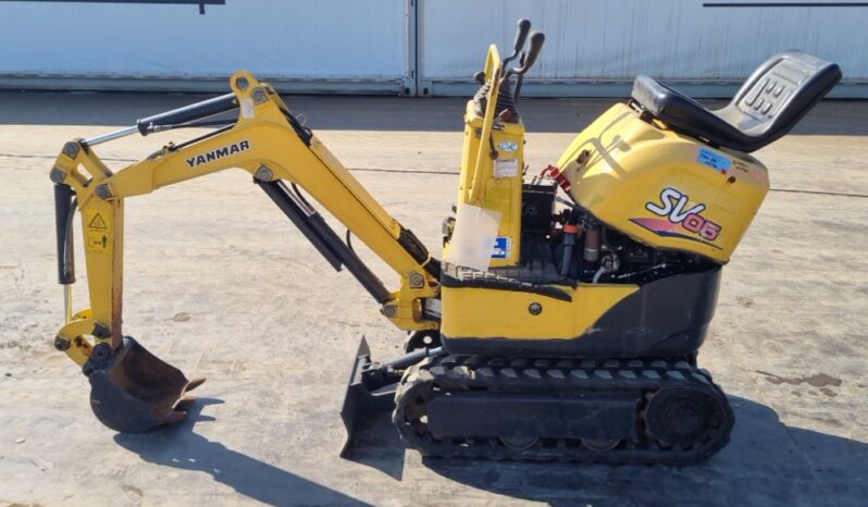 Yanmar SV05-B Micro Excavators For Auction: Leeds, UK – 30th April, 1st, 2nd & 3rd May 25 full