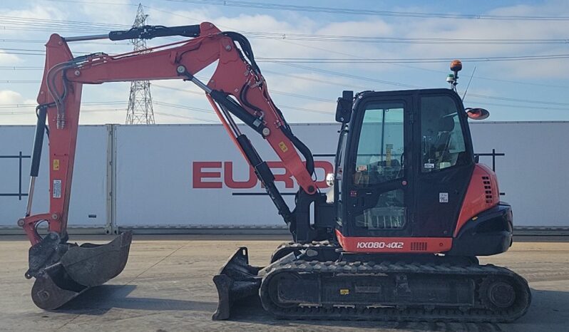 2021 Kubota KX080-4A2 6 Ton+ Excavators For Auction: Leeds, UK – 30th April, 1st, 2nd & 3rd May 25 full