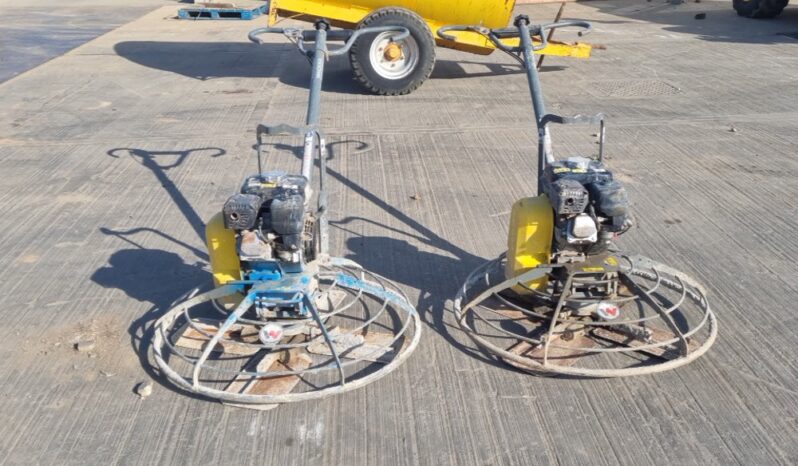 Wacker Neuson Concrete Power Float, Honda Engine (2 of) Asphalt / Concrete Equipment For Auction: Leeds, UK – 30th April, 1st, 2nd & 3rd May 25 full