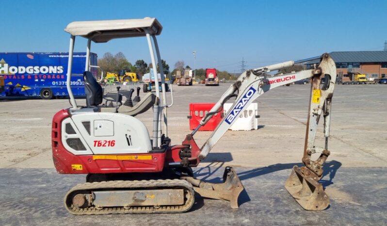 2018 Takeuchi TB216 Mini Excavators For Auction: Leeds, UK – 30th April, 1st, 2nd & 3rd May 25 full