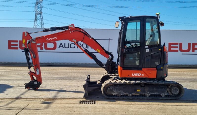 2023 Kubota U50-5 Mini Excavators For Auction: Leeds, UK – 30th April, 1st, 2nd & 3rd May 25 full