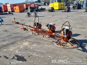 Mta Concrete Power Float, Honda Engine (3 of) Asphalt / Concrete Equipment For Auction: Leeds, UK – 30th April, 1st, 2nd & 3rd May 25 full
