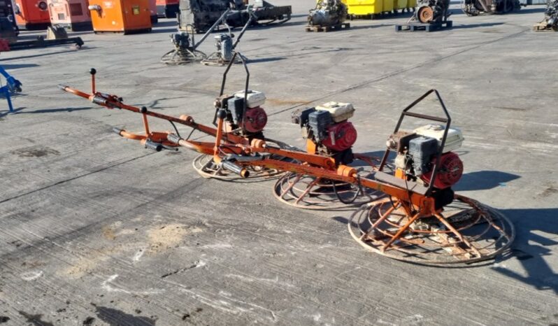 Mta Concrete Power Float, Honda Engine (3 of) Asphalt / Concrete Equipment For Auction: Leeds, UK – 30th April, 1st, 2nd & 3rd May 25 full