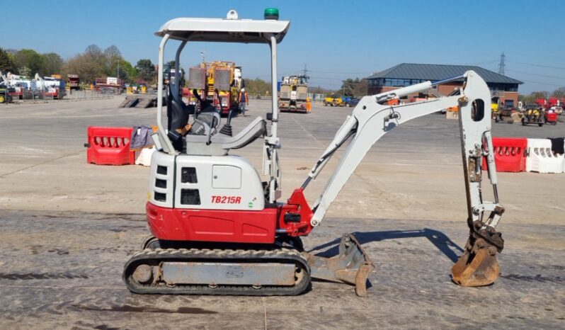 2019 Takeuchi TB215R Mini Excavators For Auction: Leeds, UK – 30th April, 1st, 2nd & 3rd May 25 full