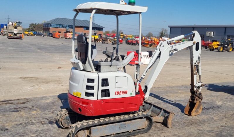 2019 Takeuchi TB215R Mini Excavators For Auction: Leeds, UK – 30th April, 1st, 2nd & 3rd May 25 full