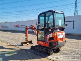 2018 Kubota KX016-4 Mini Excavators For Auction: Leeds, UK – 30th April, 1st, 2nd & 3rd May 25 full
