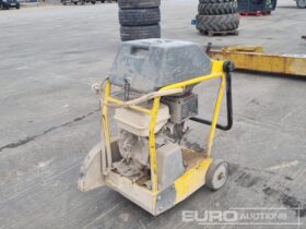 Wacker Neuson Petrol Floor Saw, Honda Engine Asphalt / Concrete Equipment For Auction: Leeds, UK – 30th April, 1st, 2nd & 3rd May 25