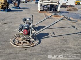 Wacker Neuson Concrete Power Float, Honda Engine (2 of) Asphalt / Concrete Equipment For Auction: Leeds, UK – 30th April, 1st, 2nd & 3rd May 25 full