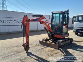 2017 Kubota U27-4 Mini Excavators For Auction: Leeds, UK – 30th April, 1st, 2nd & 3rd May 25