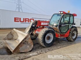2016 Manitou MT741 Telehandlers For Auction: Leeds, UK – 30th April, 1st, 2nd & 3rd May 25
