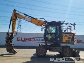 2021 JCB JS145W+ Wheeled Excavators For Auction: Leeds, UK – 30th April, 1st, 2nd & 3rd May 25 full