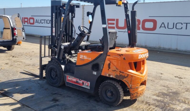 2018 Doosan D25GP Forklifts For Auction: Leeds, UK – 30th April, 1st, 2nd & 3rd May 25 full