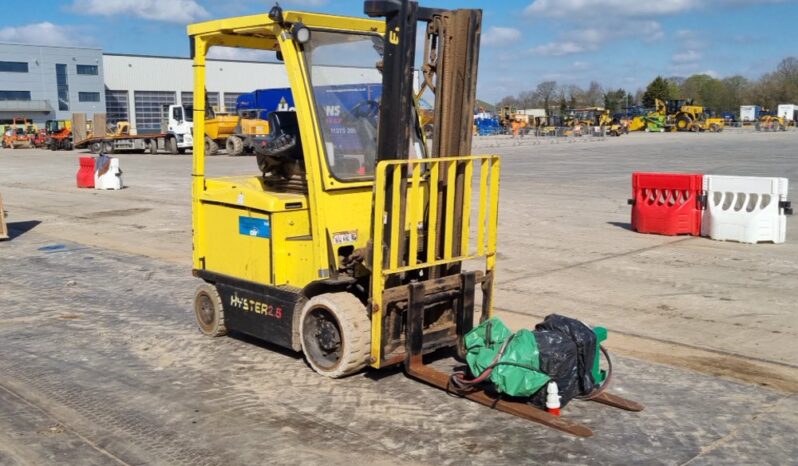 2012 Hyster E2.5XN MWB Forklifts For Auction: Leeds, UK – 30th April, 1st, 2nd & 3rd May 25 full