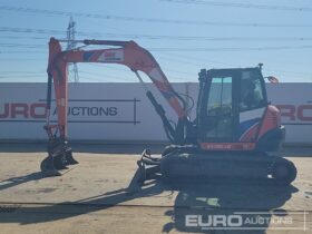 2018 Kubota KX080-4A 6 Ton+ Excavators For Auction: Leeds, UK – 30th April, 1st, 2nd & 3rd May 25 full