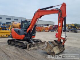 2018 Kubota KX080-4A 6 Ton+ Excavators For Auction: Leeds, UK – 30th April, 1st, 2nd & 3rd May 25 full