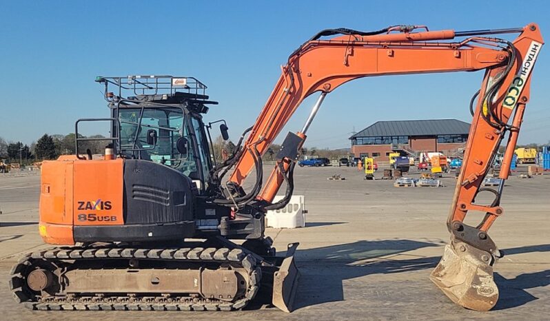 2018 Hitachi ZX85USB-5 6 Ton+ Excavators For Auction: Leeds, UK – 30th April, 1st, 2nd & 3rd May 25 full