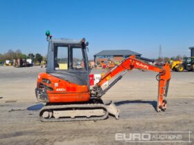 2016 Kubota KX61-3 Mini Excavators For Auction: Leeds, UK – 30th April, 1st, 2nd & 3rd May 25 full