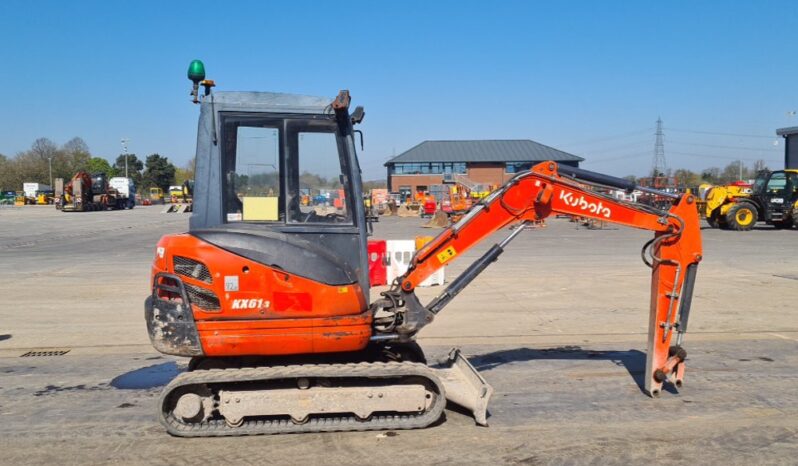2016 Kubota KX61-3 Mini Excavators For Auction: Leeds, UK – 30th April, 1st, 2nd & 3rd May 25 full