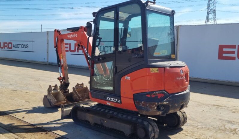 2018 Kubota KX027-4 Mini Excavators For Auction: Leeds, UK – 30th April, 1st, 2nd & 3rd May 25 full