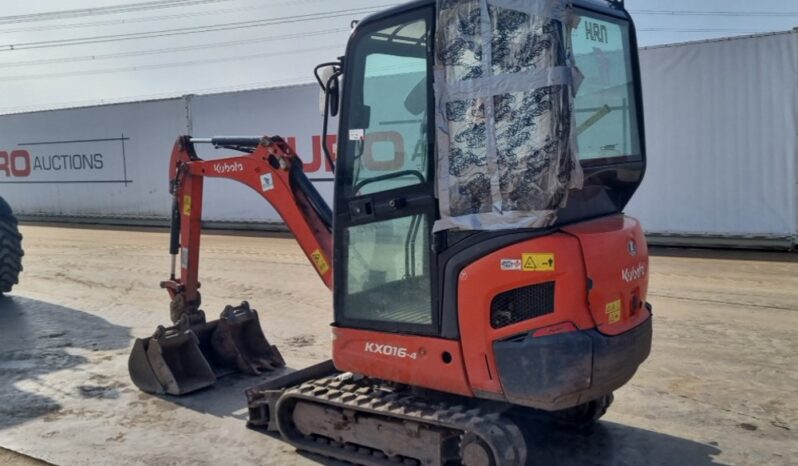2023 Kubota KX016-4 Mini Excavators For Auction: Leeds, UK – 30th April, 1st, 2nd & 3rd May 25 full