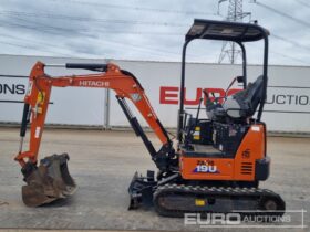 2023 Hitachi ZX19U-6 YLR Mini Excavators For Auction: Leeds, UK – 30th April, 1st, 2nd & 3rd May 25 full