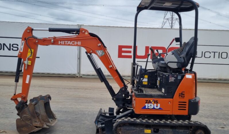 2023 Hitachi ZX19U-6 YLR Mini Excavators For Auction: Leeds, UK – 30th April, 1st, 2nd & 3rd May 25 full