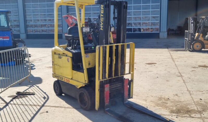 Hyster E2.00XMS Forklifts For Auction: Leeds, UK – 30th April, 1st, 2nd & 3rd May 25 full