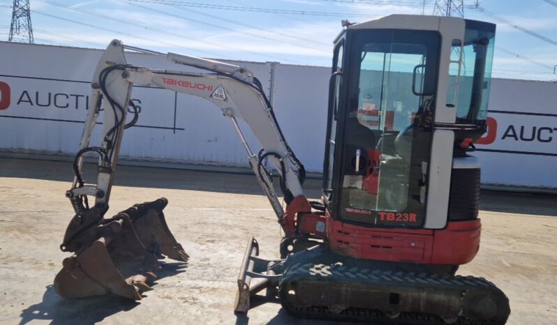 Taketuchi TB23R Mini Excavators For Auction: Leeds, UK – 30th April, 1st, 2nd & 3rd May 25 full
