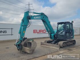 2019 Kobelco SK85MSR-7 6 Ton+ Excavators For Auction: Leeds, UK – 30th April, 1st, 2nd & 3rd May 25