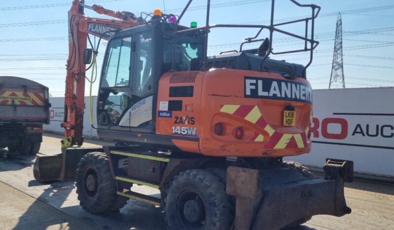 2018 Hitachi ZX145W-6 Wheeled Excavators For Auction: Leeds, UK – 30th April, 1st, 2nd & 3rd May 25 full