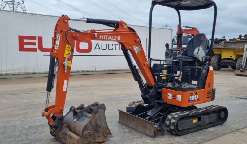 2023 Hitachi ZX19U-6 YLR Mini Excavators For Auction: Leeds, UK – 30th April, 1st, 2nd & 3rd May 25