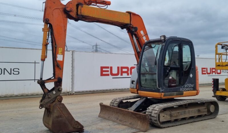 Kobelco E70SR 6 Ton+ Excavators For Auction: Leeds, UK – 30th April, 1st, 2nd & 3rd May 25