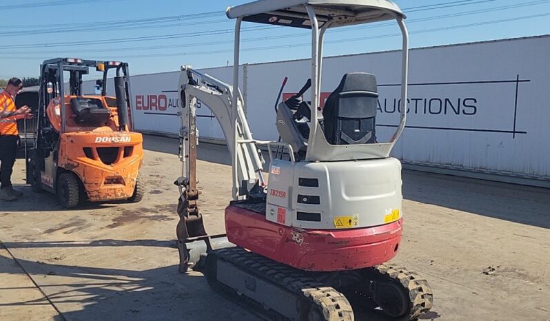 2019 Takeuchi TB215R Mini Excavators For Auction: Leeds, UK – 30th April, 1st, 2nd & 3rd May 25 full