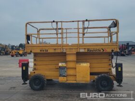2012 Haulotte H18SXNT Manlifts For Auction: Leeds, UK – 30th April, 1st, 2nd & 3rd May 25 full