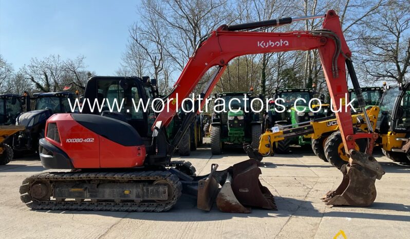 KUBOTA KX080-4A2 full