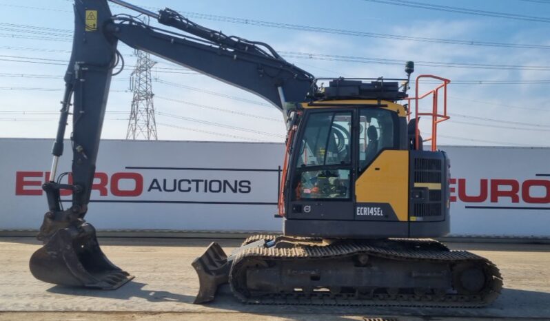 2018 Volvo ECR145EL 10 Ton+ Excavators For Auction: Leeds, UK – 30th April, 1st, 2nd & 3rd May 25 full