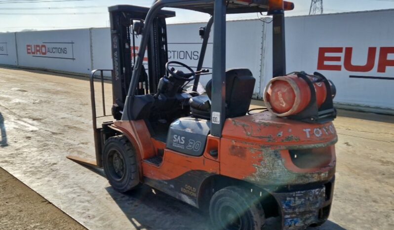Toyota 02-7FGF30 Forklifts For Auction: Leeds, UK – 30th April, 1st, 2nd & 3rd May 25 full