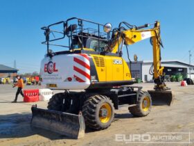 2021 JCB JS145W+ Wheeled Excavators For Auction: Leeds, UK – 30th April, 1st, 2nd & 3rd May 25 full