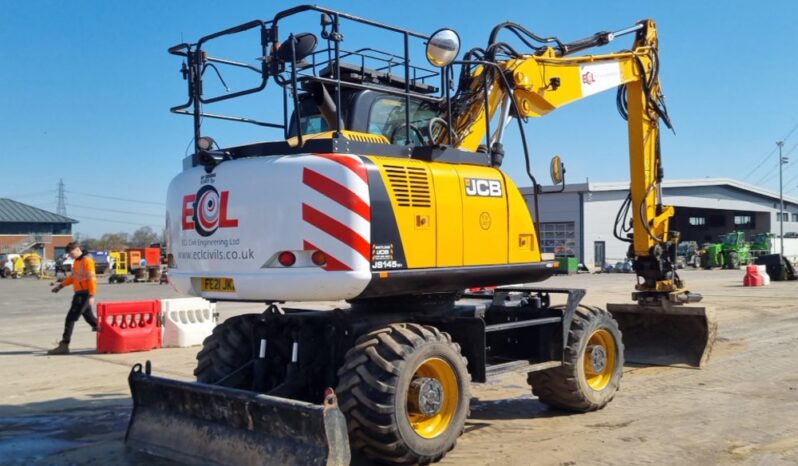 2021 JCB JS145W+ Wheeled Excavators For Auction: Leeds, UK – 30th April, 1st, 2nd & 3rd May 25 full