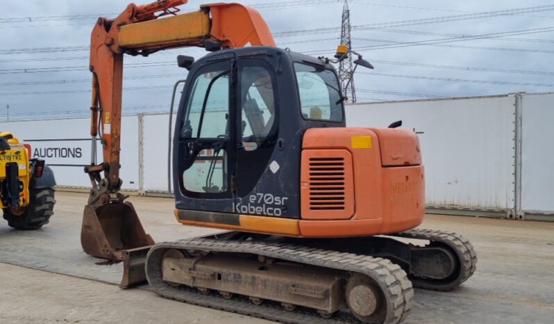 Kobelco E70SR 6 Ton+ Excavators For Auction: Leeds, UK – 30th April, 1st, 2nd & 3rd May 25 full