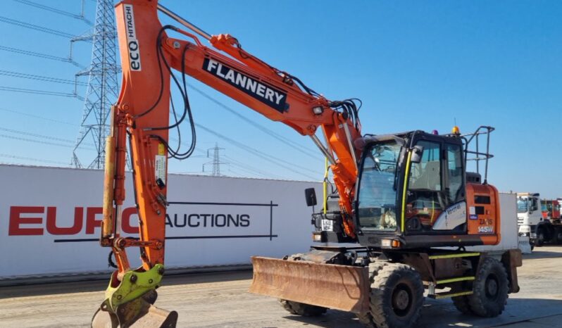 2018 Hitachi ZX145W-6 Wheeled Excavators For Auction: Leeds, UK – 30th April, 1st, 2nd & 3rd May 25