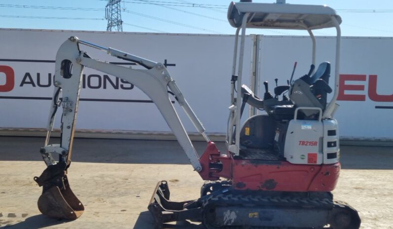 2019 Takeuchi TB215R Mini Excavators For Auction: Leeds, UK – 30th April, 1st, 2nd & 3rd May 25 full