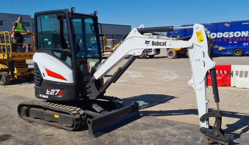 2019 Bobcat E27Z Mini Excavators For Auction: Leeds, UK – 30th April, 1st, 2nd & 3rd May 25 full
