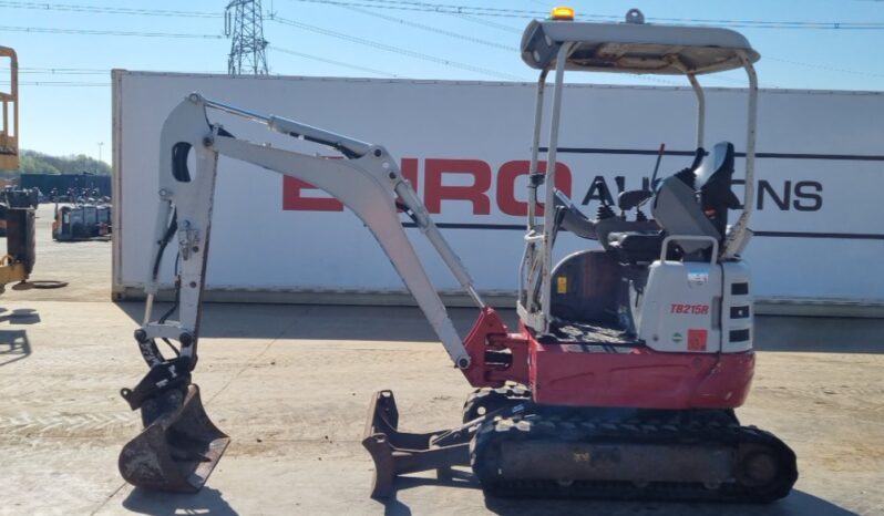 2019 Takeuchi TB215R Mini Excavators For Auction: Leeds, UK – 30th April, 1st, 2nd & 3rd May 25 full