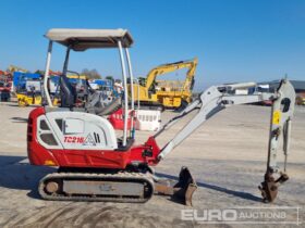 2018 Takeuchi TB216 Mini Excavators For Auction: Leeds, UK – 30th April, 1st, 2nd & 3rd May 25 full