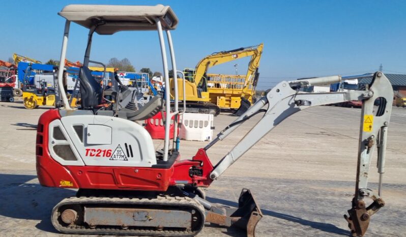 2018 Takeuchi TB216 Mini Excavators For Auction: Leeds, UK – 30th April, 1st, 2nd & 3rd May 25 full