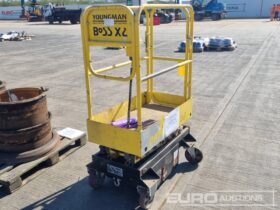 2010 Youngman BOSS X2 Manlifts For Auction: Leeds, UK – 30th April, 1st, 2nd & 3rd May 25 full