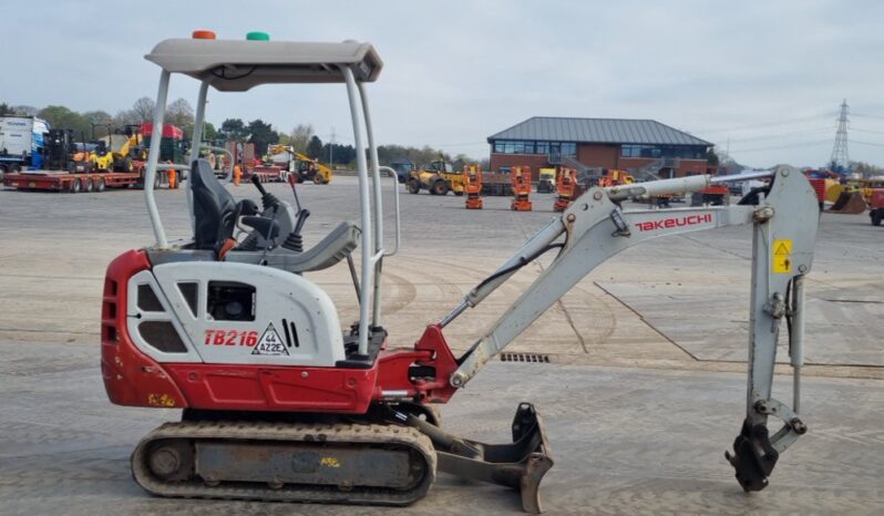 2020 Takeuchi TB216 Mini Excavators For Auction: Leeds, UK – 30th April, 1st, 2nd & 3rd May 25 full