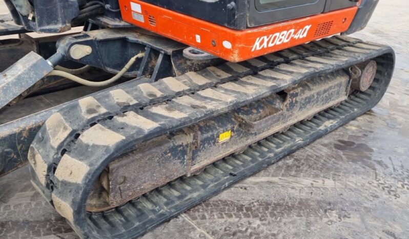 2018 Kubota KX080-4A 6 Ton+ Excavators For Auction: Leeds, UK – 30th April, 1st, 2nd & 3rd May 25 full