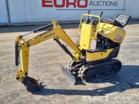 Yanmar SV05-B Micro Excavators For Auction: Leeds, UK – 30th April, 1st, 2nd & 3rd May 25